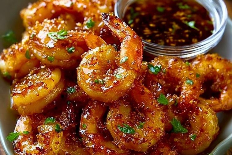 Crispy Honey-Glazed Shrimp