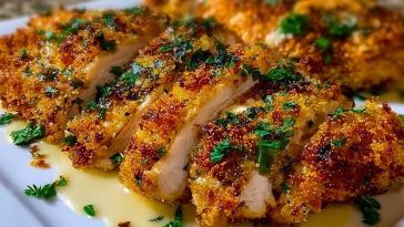 Garlic Parmesan Crusted Chicken Recipe