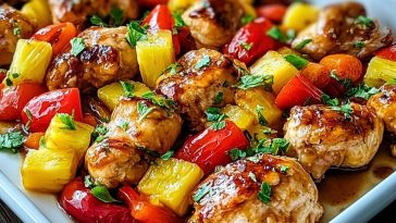 Hawaiian Chicken Sheet Pan