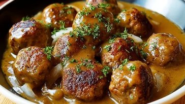 Meatballs with Gravy Recipe