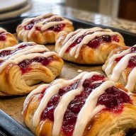 Mini Cherry Cheese Danishes