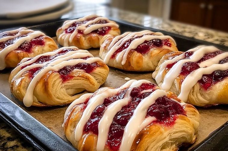 Mini Cherry Cheese Danishes