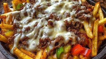 Philly Steak Cheese Fries Recipe