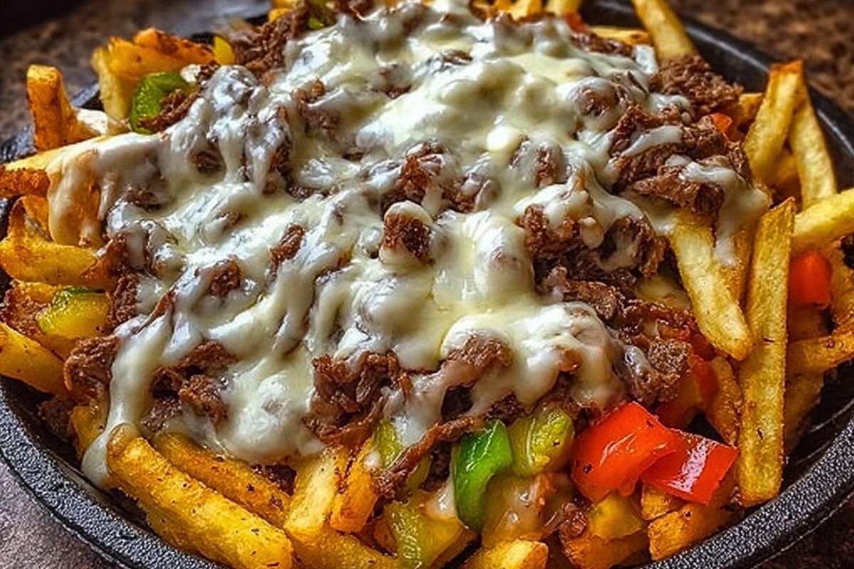 Philly Steak Cheese Fries Recipe