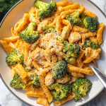 Cheesy Chicken Broccoli Pasta
