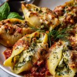 Herb & Zucchini Stuffed Jumbo Shells