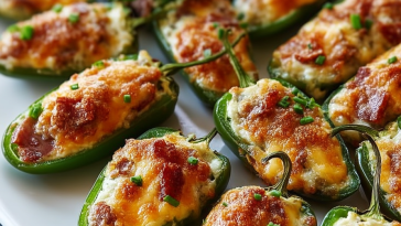 Easy Baked Jalapeño Poppers Creamy, Cheesy & Irresistible