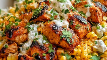 Street Corn Chicken Rice Bowl