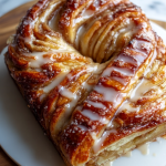Cozy Apple Kringle with Vanilla Glaze