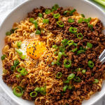 Korean-Style Ground Beef Ramen