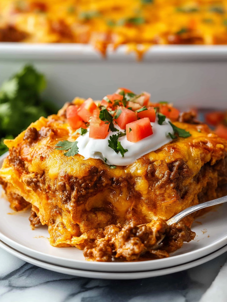 Beef Dorito Casserole