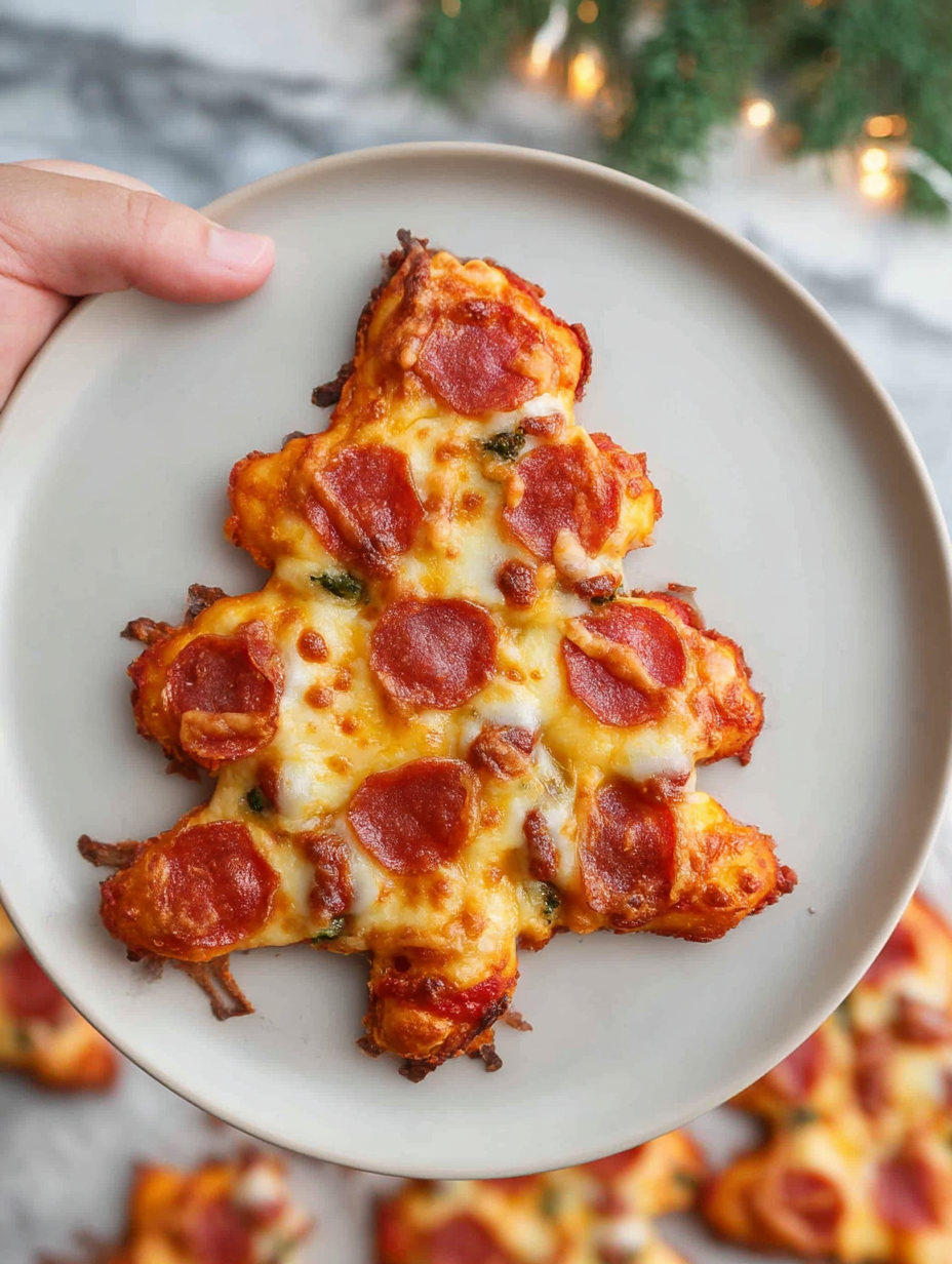 Christmas Tree Pizza