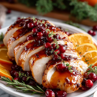 Perfect Cranberry Orange Glazed Turkey Breast