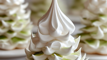 Tree Meringue Cookies
