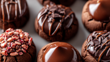 Chocolate Thumbprint Cookies