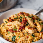 Creamy Sun-Dried Tomato Chicken Orzo