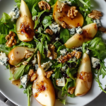 Caramelized Pear and Blue Cheese Salad