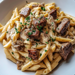 Creamy Steak Pasta
