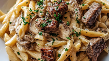 Creamy Steak Pasta