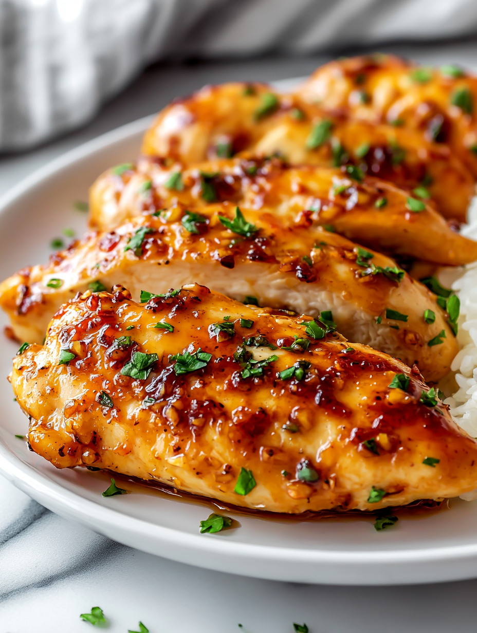 Honey Garlic Chicken Breasts