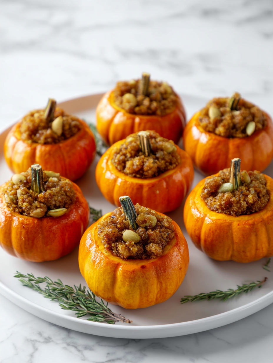 Stuffed Mini Pumpkins