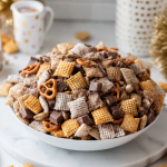 Double Peanut Butter Muddy Buddies Chex Mix
