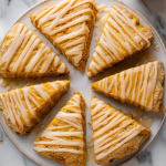 Easy Pumpkin Scones With Pumpkin Glaze