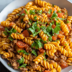One Pot Beef Taco Pasta