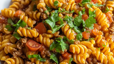 One Pot Beef Taco Pasta