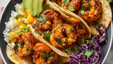 Chili Lime Shrimp Tacos Bowl