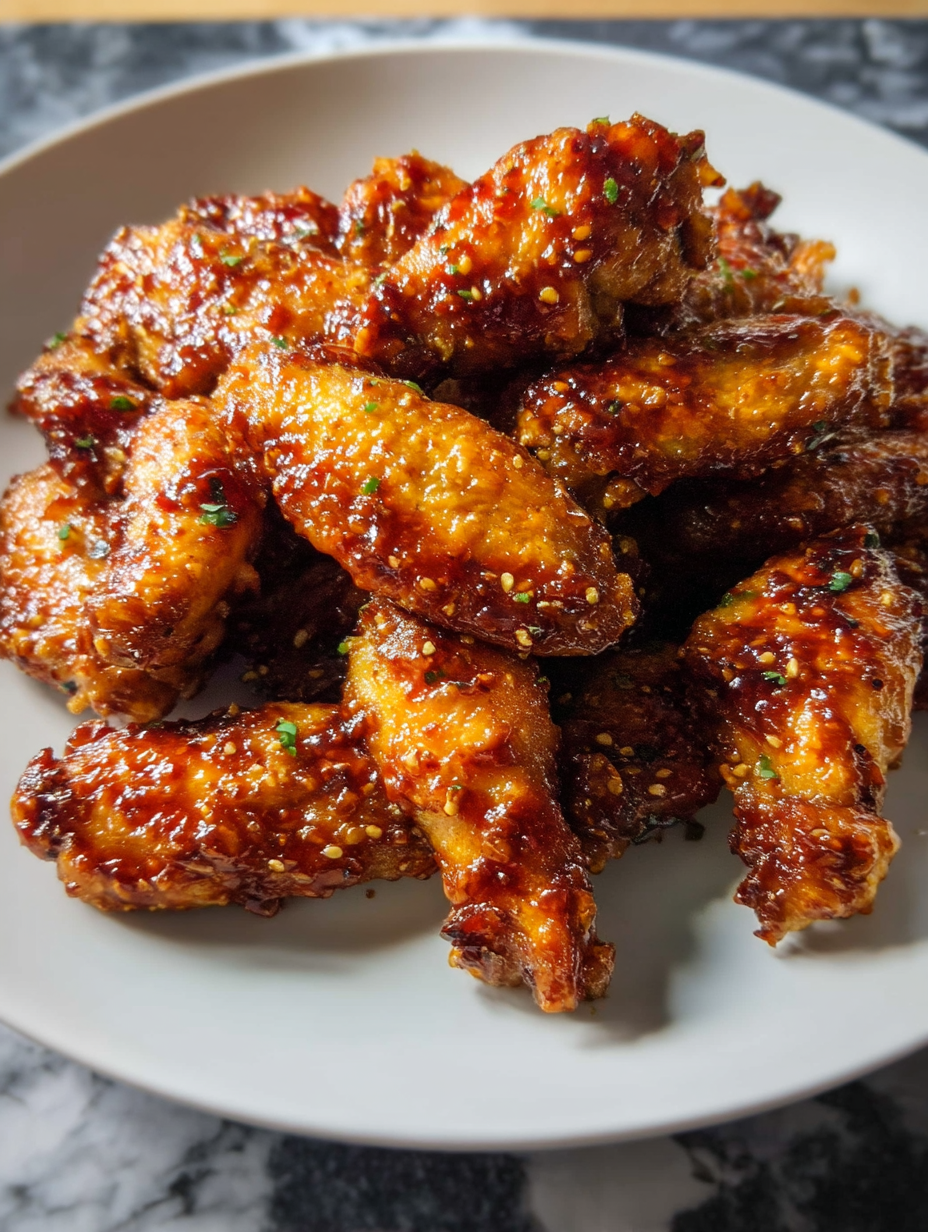Sweet and Spicy Chicken Wings