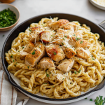 Garlic Parmesan Chicken Pasta