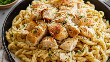 Garlic Parmesan Chicken Pasta