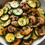 Sautéed Zucchini and Mushrooms