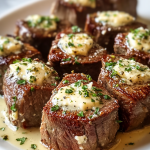 Steak Bites with Garlic Butter and Parmesan