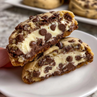 Cheesecake Stuffed Chocolate Chip Cookies