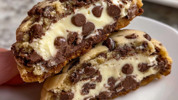 Cheesecake Stuffed Chocolate Chip Cookies