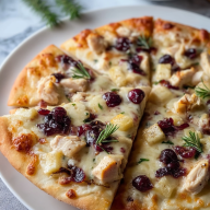 Cranberry Chicken & Brie Pizza