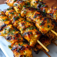 Cowboy Butter Chicken Skewers