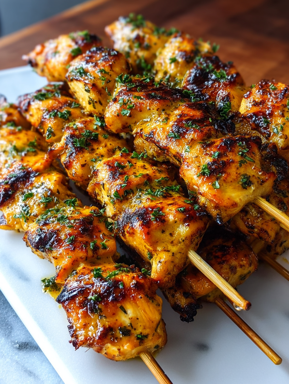 Cowboy Butter Chicken Skewers