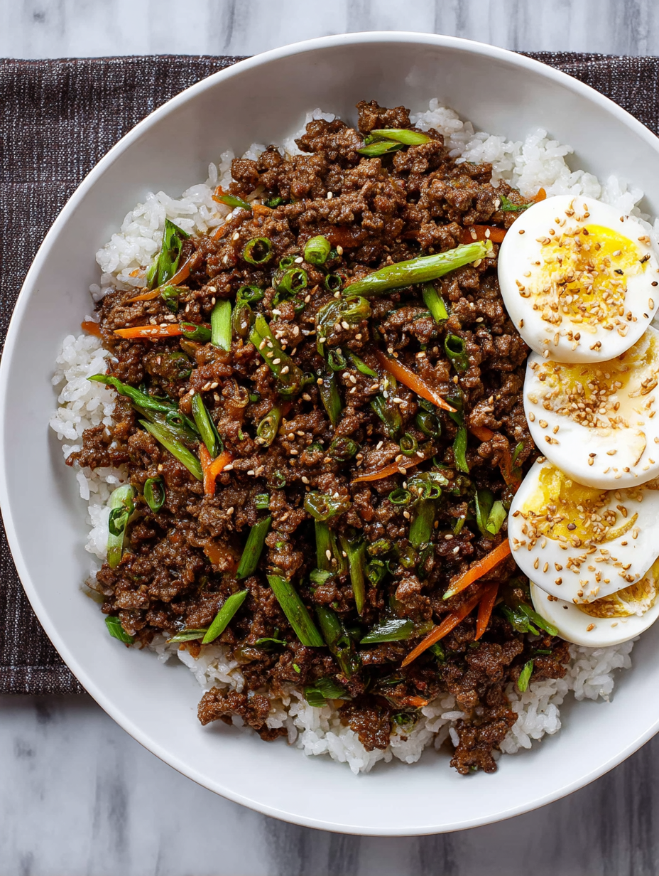 Easy Ground Beef Bulgogi