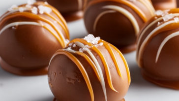 Delicious Salted Caramel Fudge Truffles