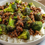 Quick & Easy Honey Garlic Ground Beef and Broccoli Stir-Fry