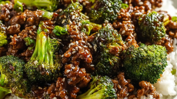 Quick & Easy Honey Garlic Ground Beef and Broccoli Stir-Fry