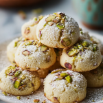 Pistachio Wedding Cookies