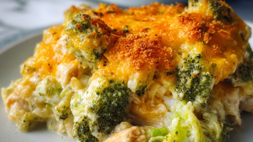 Healthier Broccoli Chicken Casserole