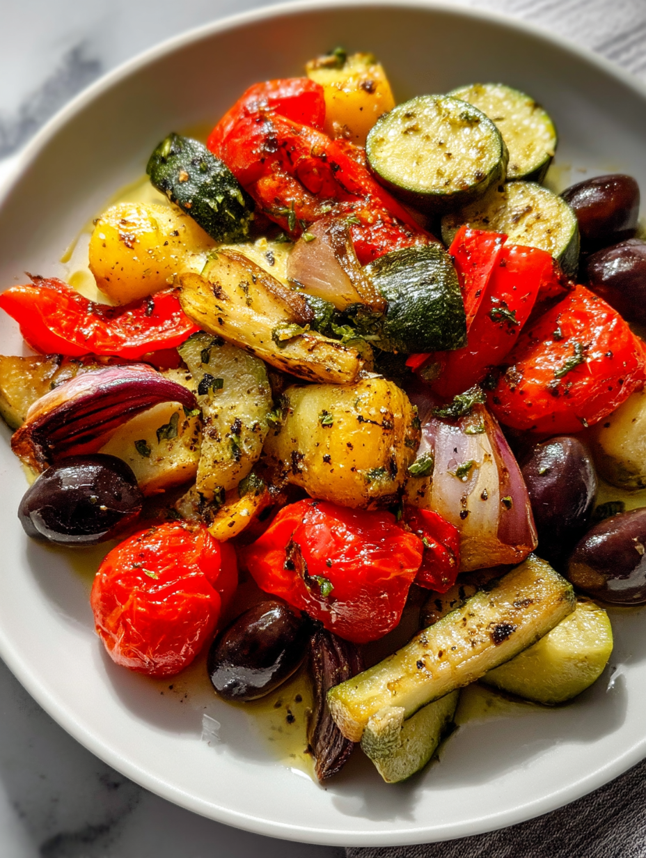 Mediterranean Roasted Vegetables