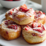 Strawberry Donut Rolls
