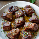Cowboy Butter Steak Bites