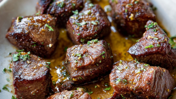 Cowboy Butter Steak Bites